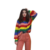 Spring Knitted Explosive Sweater High-Necked Hooded Long-Sleeved Loose Sweater Top Women's Clothing