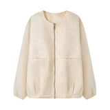 Ins European Bright Diamond Jacket Short 2025 Spring New Fashion Temperament Casual Baseball Uniform Jacket Top