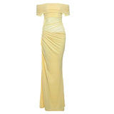 Fashion 2025 New Winter Women's Sexy Solid Color Collar Perspective Of The Waist Dress