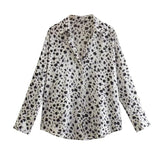 New Women's Clothing In Autumn 2025 20 Color Buff Silk Densate V Collar Long-Sleeved Striped Vertical Shirt