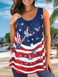 2025 New Explosion 3D Butterfly Print Wrinkled Vest Loose T-Shirt Top