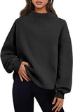 New Fashion Casual Velvet Dress Women's Thick Half-High Collar Loose Women's Clothing In Autumn And Winter 2025