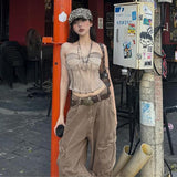 Fashion 2025 Winter New Women's Hottie Design Feel Sleeveless Bra Set Up Sexy Vest