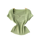 Summer Babes Style Short-Sleeved Design Sense Of Small Side Collar Machine Collar Collar Collar Collar Collar Collar Collar Collar Collar Collar Collar Collar Collar Collar Collar Collar Collar Collar Collar Collar Collar Collar Collar Collar