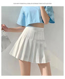 Short Skirts 100-Fold Skirt Women Autumn And Winter High-Waisted Small College Style Half-Dress Summer Skirt Large Size A Word Thin Lattice Skirt