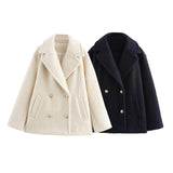 Women's Clothing 2025 Spring New Beads And Casual Fashion This Half-Hued Coat