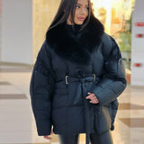 2025 Autumn And Winter New Long-Term Large-Edition Coat Loose Warm Fashion Elegant British Style