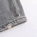 Mid-Rise Long Leisure New Autumn 2025 Wide-Legged Jeans Women's Clothing
