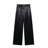 2025 New Women's Autumn Commute Double Suit Jacket + Vertical Trousers Suit