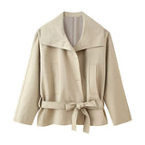 Women's Clothing 2025 New Explosive Fashion With Belt Wind Coat