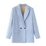 2025 Women's Jacket Jacket Spring And Autumn Classic Repair Trend Two Buckle 23 Color Suit