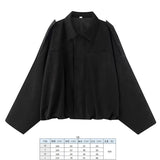 2025 Spring Pilot Jacket Bat Sleeve Zipper Loose Tuffen Jacket Women's Casual Jacket