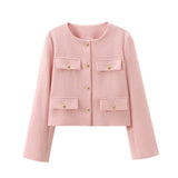 2025 Women's Autumn And Winter Fashion New 15 Color Jacket Small Scent Style Short Suit Jacket