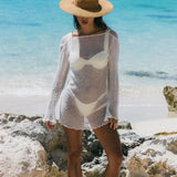 New Knitted Sexy Beach Dress In Summer 2025