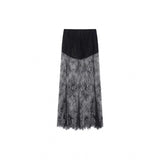 Spring 2025 New Women's Fashion Slimmed-Mear Breast-Wear Lace Skirt Suit