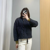 Autumn And Winter New Women's Zipper Double Pocket Three-Color Cotton Cotton Clothes