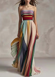 2025 New Sexy Bosom Print Color Dress Dress Dress Dress