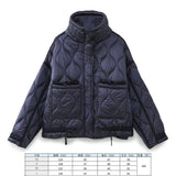 Women's Clothing 2025 New Winter Street Fashion Cotton Long Sleeves Up Loose Cotton Coat