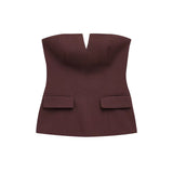 Fashion Strapless Bra Repair Vest 2025 Spring Sex Repair Shawl Dress Women's Clothing
