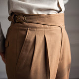 Straight Casual Suit Pants Men's Autumn Business Retro Niche Trousers High Street Hanging Trendy Comfortable