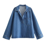 2025 Street Fashion Straight Trousers Set Women's Spring Top Denim Casual Dress