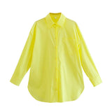 2025 Street Fashion 14 Color Urban Women With Pocket Shirt Casual Autumn Shirt