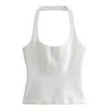 2025 Summer New Slimming Women's Short-Skinned Waistcoat Women's Back-To-Back Top