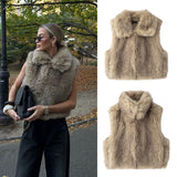 Women's Clothing 2025 Autumn And Winter New Fashion High-End Environmental Protection Fur Vest