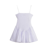2025 New Fashion Summer Under-Thristin Cotton Slings Tacs Dress Women's 3 Colors