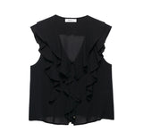 Z Feng 2025 New Summer Laminate Decoration Shirt 8372079 Laminate Decorative Skirt 8372080 Two-Piece Cover