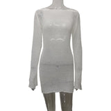 New Knitted Sexy Beach Dress In Summer 2025