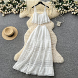 Autumn And Winter Small Fragrant Style Temperament Long-Sleeved Coarse Flowers, Two Sets Of Waist Vests And Hip Dress Women