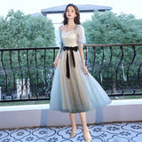 Fairy Evening Dress Dress Dress 2025 New Banquet Temperament Host Winter Adult Ceremony Student Art Evening Dress