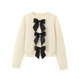 New Women's Fashion Soft Dress Round-Neck Long Sleeves Knitted Cardigan