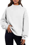 New Fashion Casual Velvet Dress Women's Thick Half-High Collar Loose Women's Clothing In Autumn And Winter 2025