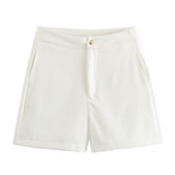 Women's Clothing 2025 Summer New Women's Four-Color Fashion Repair Vest + Shorts Suit Women
