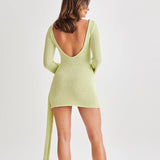 2025 New Short Dress Women's Summer High-Sensing Sexy Hot Girl Knit Dress Skirt