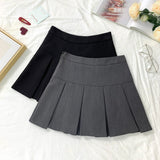 Half-Body Skirt Female 100-Folded Skirt 2025 New High-Rise Small Small Man A-Word Short Skirt College Style