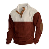 Autumn And Winter New Men's Outdoor Jacket Corduroy Leisure Collar Long Sleeves