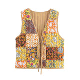 Double-Sided Wear 2025 Street Fashion Cotton Suit With Women's Vest Short Vest Autumn And Winter Leisure