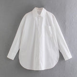 2025 Street Fashion 14 Color Urban Women With Pocket Shirt Casual Autumn Shirt