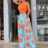 New Women's Clothing 2025 Autumn Explosion Two Vest Trousers Fashion Set