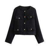 2025 Women's Autumn And Winter Fashion New 15 Color Jacket Small Scent Style Short Suit Jacket