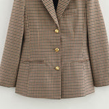 Fashioned Long-Sleeved Blazer Top 2025 Spring And Autumn New Woman