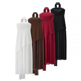 Women's Dress 2025 New Fashion Tie With Neck Tectorge Mesh Wiggle Dress