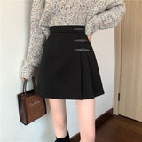 Black Small Short Skirt Autumn And Winter 2025 New Korean Version Of High-Rise Thin Design Small Fragrant Half-Dress Woman