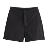 Women's Clothing 2025 Summer New Women's Four-Color Fashion Repair Vest + Shorts Suit Women