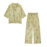 Women's Trousers Series Loose Shirt 2025 New Dessert Summer Fashion Set