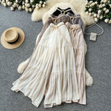 Casual Trousers 2025 Summer Fairy Gentle Wind With High-Waisted Loose-Fitting Broad Leg Skirts And Crotch-Covered Chiffon