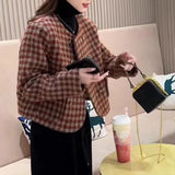 2025 Spring Autumn Temperament New Loose Long-Sleeved Top With French Round Collar Short High-End Small Fragrant Women's Coat